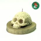 Candle Mega Skull Art 3D 100% recyclé ivoir