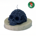 Candle Mega Skull Art 3D 100% recyclé ébéne