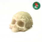 Half Skull 3D 100% Recyclé Blanc